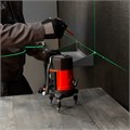 Лазерный уровень CRX-30G, 30 м, зеленый луч, батарейки, резьба 5/8" MTX 35167