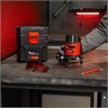 Лазерный уровень CRL-30R, 30 м, красный луч, батарейки, резьба 5/8" MTX 35168