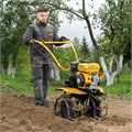 Мотоблок DPT-370S, 7 л.с., ремен.сцеп, фрез 3х4, ШОМ, передачи 3В/1Н Denzel 35251
