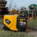Генератор инверторный GS-3800iSE, 3,8 кВт, 230 В, закрытый корпус,электростартер Denzel 35491