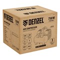 Компрессор  DLS750/6 безмасляный малошумный 750 Вт, 140 л/мин,ресивер 6 л Denzel 35493
