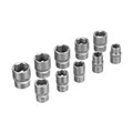Набор инструментов, 1/2", 3/8", 1/4", пластиковый кейс 215 предм. Сибртех 35561