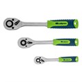 Набор инструментов, 1/2", 3/8", 1/4", пластиковый кейс 215 предм. Сибртех 35561