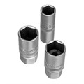Набор инструментов, 1/2", 3/8", 1/4", пластиковый кейс 215 предм. Сибртех 35561