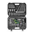 Набор инструментов, 1/2", 3/8", 1/4", пластиковый кейс 160 предм. Сибртех 35563