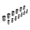 Набор инструментов, 1/2", 3/8", 1/4", пластиковый кейс 160 предм. Сибртех 35563