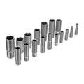 Набор инструментов, 1/2", 3/8", 1/4", пластиковый кейс 160 предм. Сибртех 35563