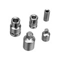 Набор инструментов, 1/2", 3/8", 1/4", пластиковый кейс 160 предм. Сибртех 35563