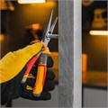 Длинногубцы прямые, диэлектрические рукоятки до 1000 В, трехкомпонентные рукоятки, 205мм Denzel 35749