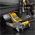 Домкрат гидравлический подкатной, 3 т, 75-500 мм, быстрый подъем, низкий подхват, проф. Denzel 35850