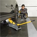 Домкрат гидравлический подкатной с фиксатором, 3 т, 190-532 мм, SUV Denzel 35853