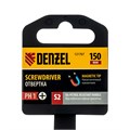 Отвертка, PH1х150 мм, S2, 3к рукоятка Denzel 36035