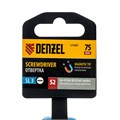 Отвертка, SL3х75 мм, S2, 3к рукоятка Denzel 36041