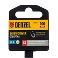 Отвертка, SL4х100 мм, S2, 3к рукоятка Denzel 36043