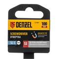 Отвертка, SL5x100 мм, S2, 3к рукоятка Denzel 36045