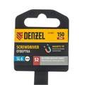 Отвертка, SL6x150 мм, S2, 3к рукоятка Denzel 36048