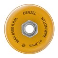 Щетка для УШМ, 100 мм, Чашка, нейлоновая щетина, М14 Denzel 36127