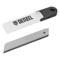 Лезвия, 18 мм, сталь SK5 - 0,5 мм, многосегментные, 10 штук Denzel 36179