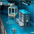 Органайзер для хранения с выдвижными лотками 310х150х260мм, 4 секции, пластик Stels 36370