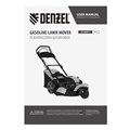 Бензиновая газонокосилка GLT-460SP-T, Trike 149 см3, 46 см, привод, панель, 60л Denzel 36397