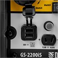 Генератор инверторный GS-2200iS, 2,2 кВт, 230 В, закрытый корпус, ручной старт DENZEL 36504