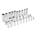Набор инструментов, 1/2", 3/8", 1/4", пластиковый кейс 215 предметов MTX 36662
