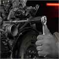 Набор инструментов, 1/2", 3/8", 1/4", пластиковый кейс 215 предметов MTX 36662