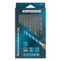 Набор сверл универсальных, Multipurpose PRO, 6-гр. хвостовик, 4-10мм, 5шт Gross 36669