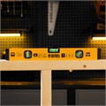 Уровень алюминиевый, магнит., фрезерованный, 3 глазка (1 зеркал.) 0,5 мм/м, 400 мм Denzel 36688