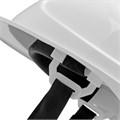 Каска защитная ударопрочная, ABS/PC, плавная регулировка, модель «Форвард» (К-05)белая Denzel 36728
