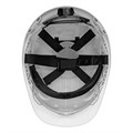 Каска защитная ударопр.«Форвард» (К-05)ABS/PC,комплект со встроен.очк.ОЧК-05 Форвард,белая Denzel 36729