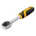 Ключ-трещотка 1/4", 90 зубьев, с быстрым сбросом, CrV Denzel 36770