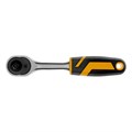 Ключ-трещотка 1/4", 90 зубьев, с быстрым сбросом, CrV Denzel 36770