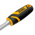 Ключ-трещотка 1/4", 90 зубьев, с быстрым сбросом, CrV Denzel 36770