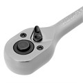 Ключ-трещотка 3/8", 90 зубьев, с быстрым сбросом, CrV Denzel 36771