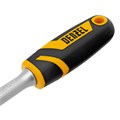 Ключ-трещотка 3/8", 90 зубьев, с быстрым сбросом, CrV Denzel 36771