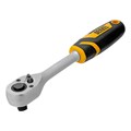 Ключ-трещотка 1/2", 90 зубьев, с быстрым сбросом, CrV Denzel 36772