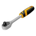 Ключ-трещотка 1/2", 90 зубьев, с быстрым сбросом, CrV Denzel 36772