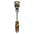 Ключ-трещотка 1/2", 90 зубьев, с быстрым сбросом, CrV Denzel 36772