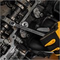 Набор инструментов, 1/2", 1/4", CrV, S2, пластиковый кейс, 64 предмета Denzel 36773