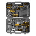 Набор инструментов, 1/2", 1/4", CrV, S2, пластиковый кейс, 84 предмета Denzel 36774