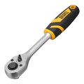 Набор инструментов, 1/2", 1/4", CrV, S2, пластиковый кейс, 100 предметов Denzel 36775