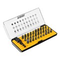 Набор инструментов, 1/2", 1/4", CrV, S2, пластиковый кейс, 100 предметов Denzel 36775
