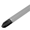 Набор инструментов, 1/2", 1/4", CrV, S2, пластиковый кейс, 122 предмета Denzel 36776