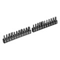 Набор инструментов, 1/2", 1/4", CrV, S2, пластиковый кейс, 122 предмета Denzel 36776