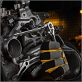 Набор инструментов, 1/2", 1/4", CrV, S2, пластиковый кейс, 122 предмета Denzel 36776