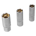 Набор инструментов, 1/2", 1/4", 3/8", CrV, S2, пластиковый кейс, 144 предмета Denzel 36777