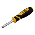 Набор инструментов, 1/2", 1/4", 3/8", CrV, S2, пластиковый кейс, 144 предмета Denzel 36777