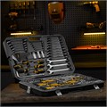 Набор инструментов, 1/2", 1/4", 3/8", CrV, S2, пластиковый кейс, 144 предмета Denzel 36777