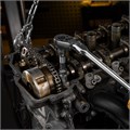 Набор инструментов, 1/2", 1/4", 3/8", CrV, S2, пластиковый кейс, 144 предмета Denzel 36777